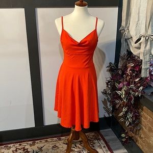 NWT adorable, bright orange sundress